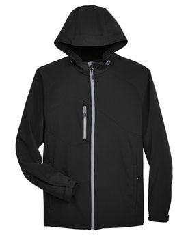 Devolder Men's Fleece Soft Shell Hooded Jacket